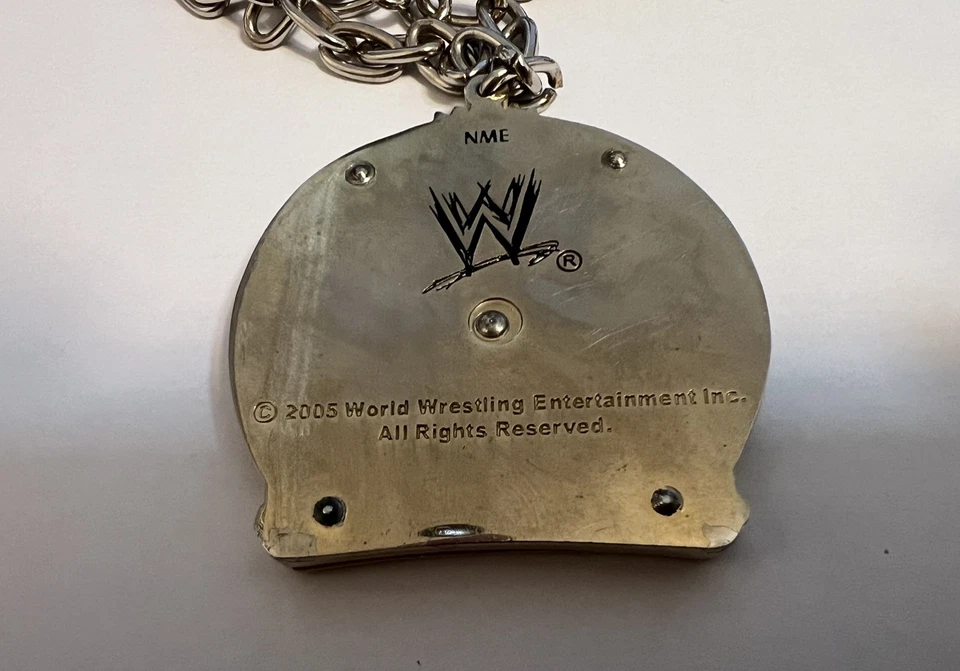 WWE 2005 John Cena Spinner Championship Title Necklace Chain Pendant Nice! - Image 3 of 3