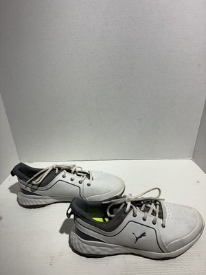 Puma Grip Fusion 2.0 Golf Shoes Grey/white Youth Size 7C. (193616 01)