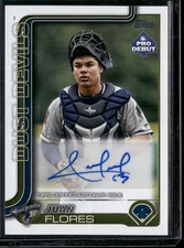 Juan Flores 2025 Topps Pro Debut #PD-58 Base Auto