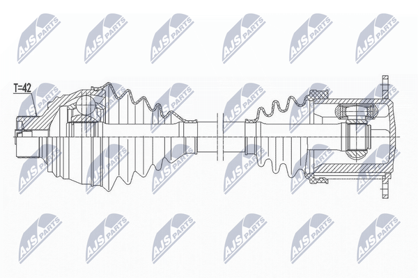 NTY Antriebswelle NPW-AU-027-image