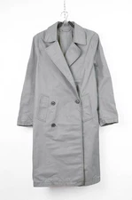 Lanvin x H&M Collection 2010 Gray Double-Breasted Trench Coat – Size 44 (US 34R)