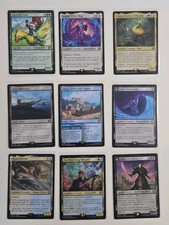 MTG Final Fantasy rare lotto 9 carte Cecil/Choco/Bartz e Boko quasi nuove mai giocate Z4
