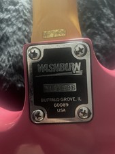 Vintage 1987 Washburn G-4 G-IV Pink MIJ Electric Guitar Floyd Rose 22 Fret 80s