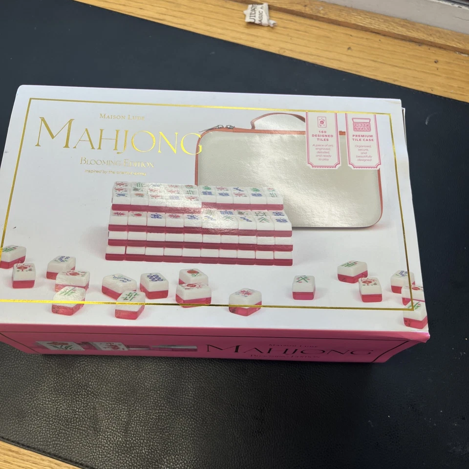 Maison Lude Deluxe Acryl Mahjong Starter Kit, Blooming Edition - Bild 1 von 4