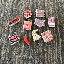 Shoe Charms 10 Books Smut Romance Decorations Adults Reading Shoes Clogs Fun New