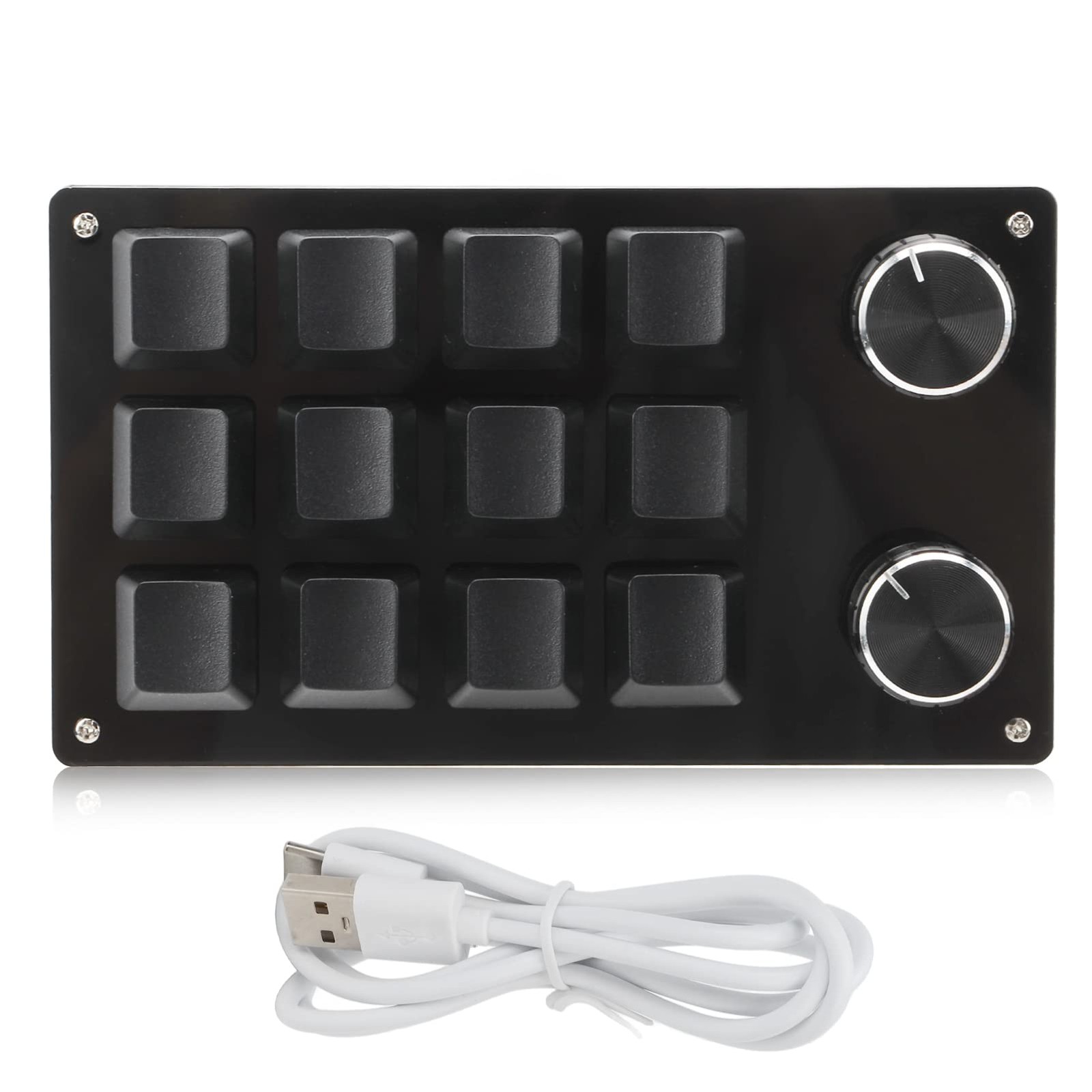 Compact One-Handed Macro Mechanical Keyboard USB Mini 12-Key