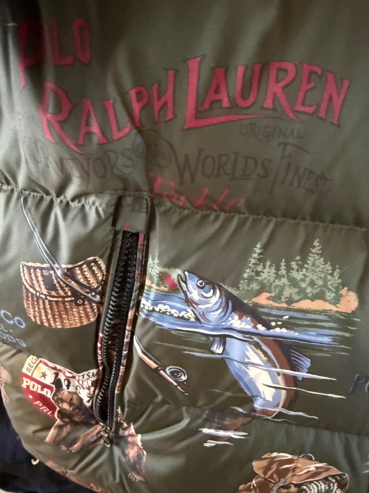 Polo Ralph Lauren The Gorham Polo Sportsman Down Puffer Jacket GREEN SZ 5X NWT image 4