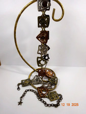 Vintage Chain Belt Gold Copper Bronze Silver Tone Boho 80s Retro 39"plus Adjust