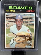 Hal King 2020 Topps Heritage #88 1971 Buyback Braves
