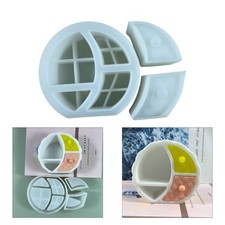 Image of Resin Casting Molds Storage Box Mold Sun and Moon Shaped for Jewelry Organizers