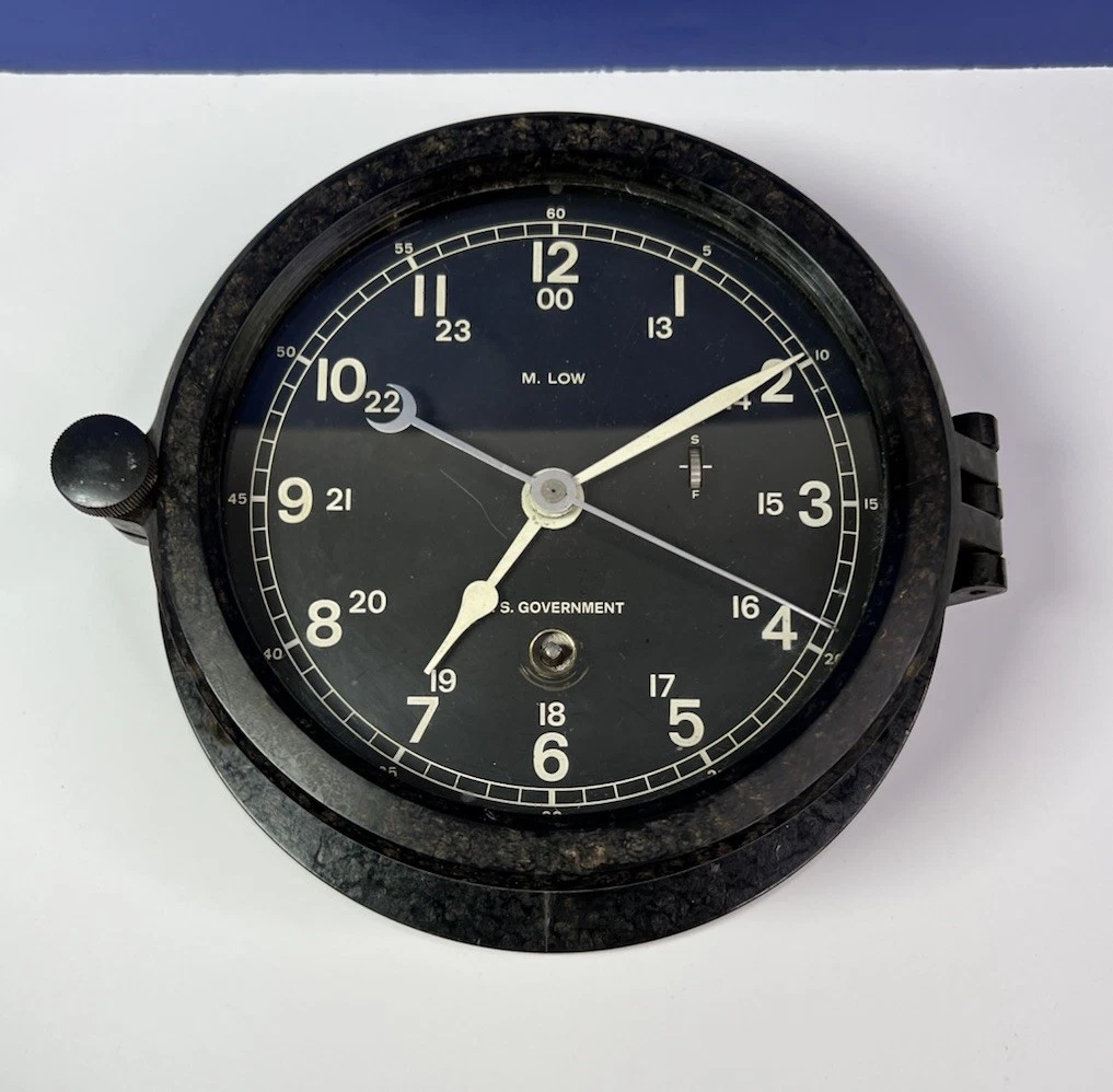 United States WWII US Navy Antique Maritime Clocks for sale | eBay