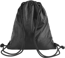 Drawstring Backpack Bag Waterproof Draw String Back Sack with Zip Pocket