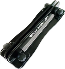 Wax Scraper Tuner - Repair, Recover and Sharpen Your Ski or Snowboard BLACK 