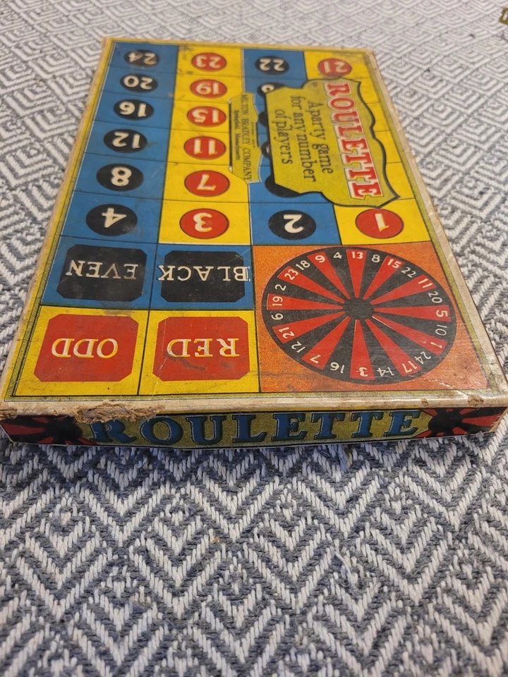 Vintage 1932 Roulette Board Game Milton Bradley - Image 2 of 4