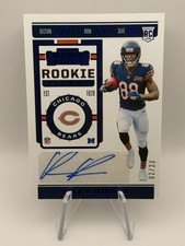 Riley Ridley - 2019 Contenders #136 Blue Rookie Ticket Preview Auto /23 RC SSP