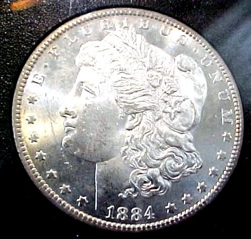 GSA 1884-CC MORGAN SILVER DOLLAR...NGC MS62.......MIN. BID .01 & NO RESERVE!
