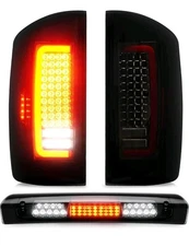 Tresound Tail Light + 3rd Brake Light Cargo Lamp for Dodge Ram 1500...