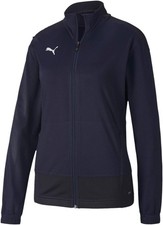 Puma Team Goal 23 Training Full Zip Jacket Womens NAVY Blue Size L LARGE NWT 60