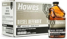 Howes 103020 Diesel Defender Injector Cleaner and Fuel Lubricator 64oz, Case 6