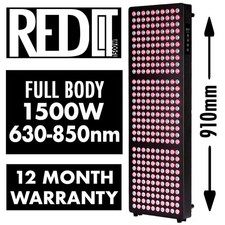 REDLIT 1500W Ganzkörper Infrarot Panel | Rotlichttherapiegerät bei Schmerzen & Haut
