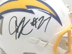 Riddell Speed J.K. Dobbins #27 Signed NFL Mini Helmet Chargers Beckett COA