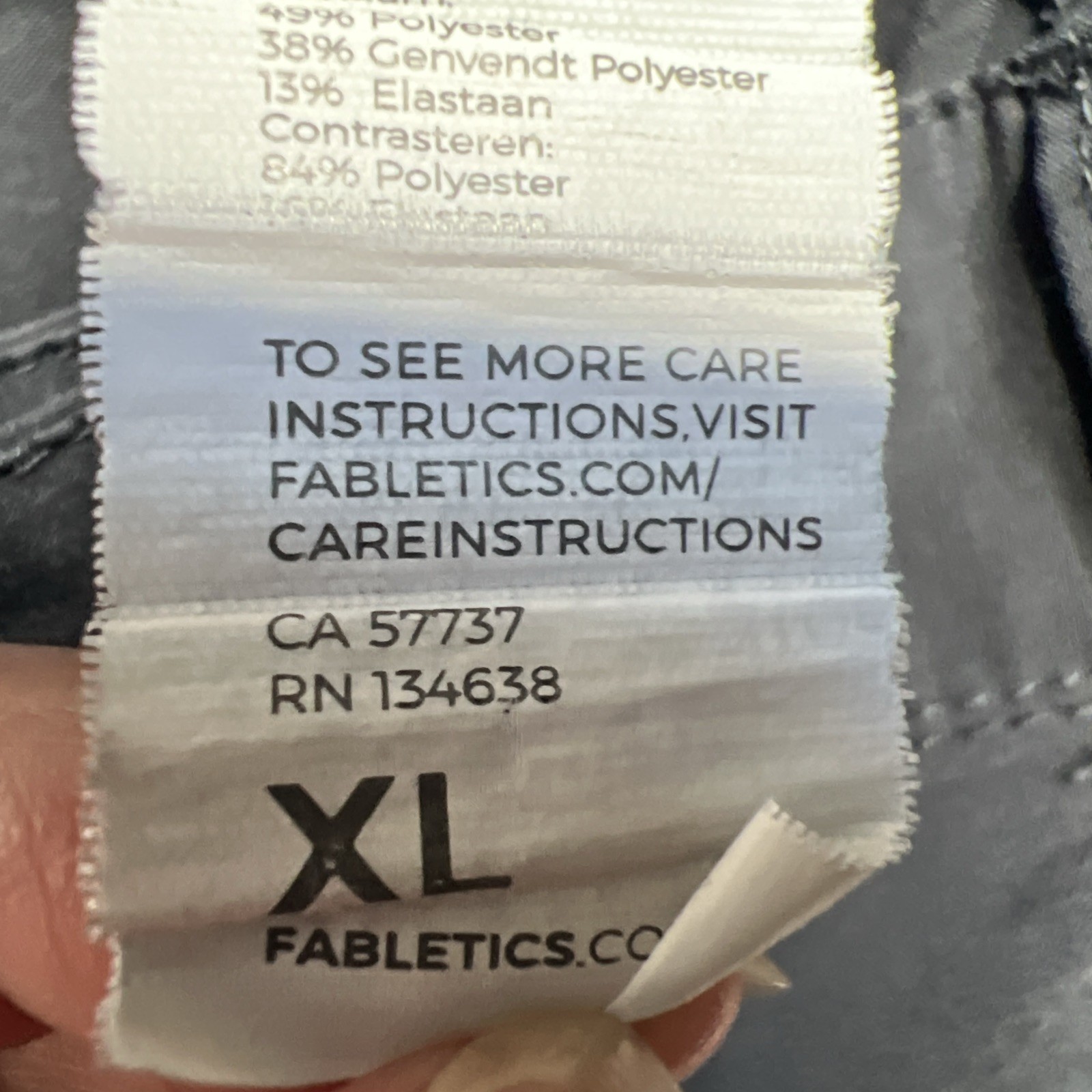 Fabletics Mens Performance Tech Pants Size XL 36X… - image 9