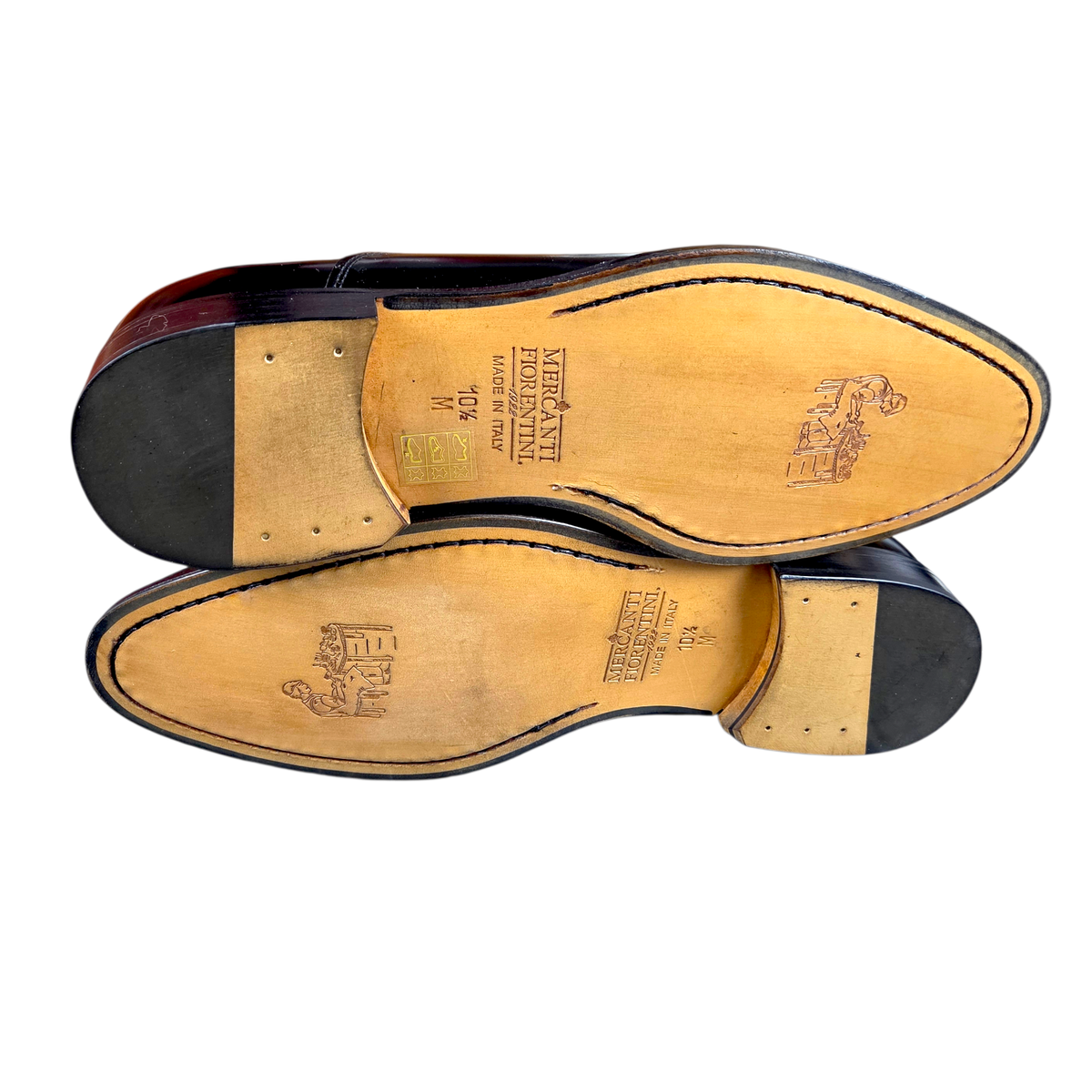 Mercanti Fiorentini Italian Wembley Nero Cap Toe Oxfords  display picture 1