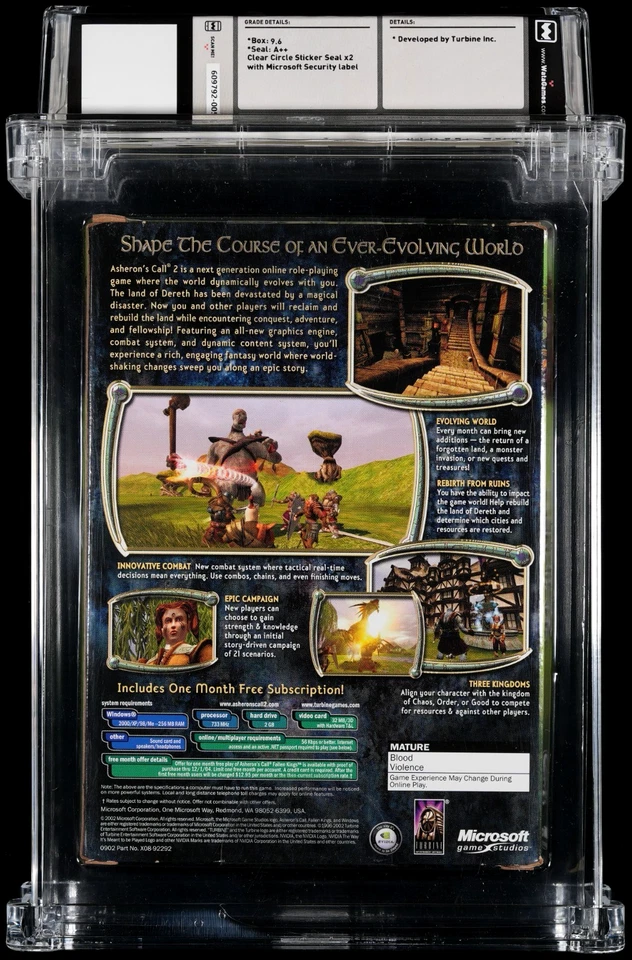 Asheron's Call 2: Fallen Kings, WATA 9.6 A++ / ~VGA 95 GOLD - Image 2 of 4