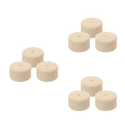 3 Pack Jazz-Drumstick-Kopfpolster Schlagzeug-übungspad-set Trommel Dämpfer Pads