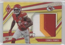 2021 Phoenix Rookie Jumbo Memorabilia Prime Yellow 29/50 Cornell Powell nd3