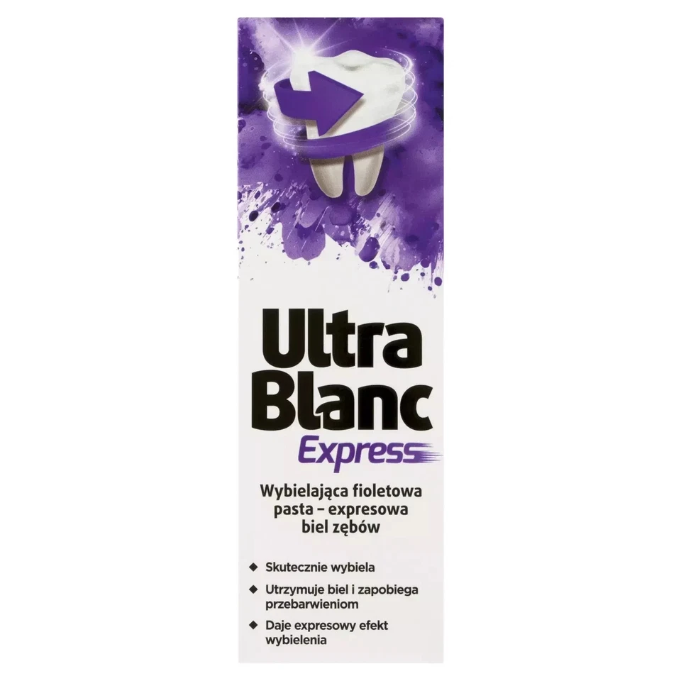 AFLOFARM UltraBlanc Express Purple aufhellende Zahnpasta 75 ml