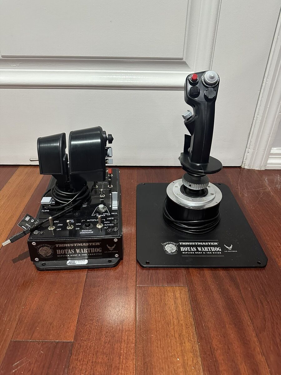 Thrustmaster HOTAS Warthog Flight Stick Throttle and Control Thrustmaster HOTAS Warthog Flight Stick Throttle and Control