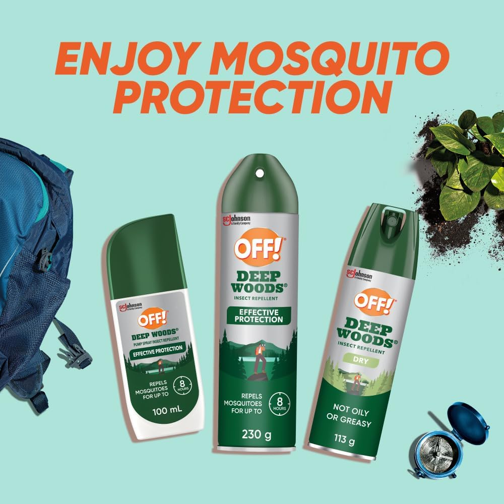Deep Woods Insect and Mosquito Repellent, Bug Spray for Camping, Bug