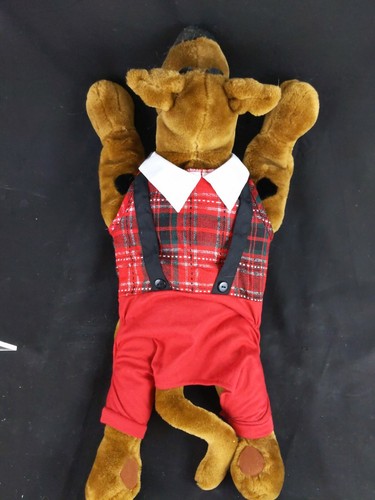 East Side Collection SMALL Dog Tartan Plaid & Velvet Dress Christmas 