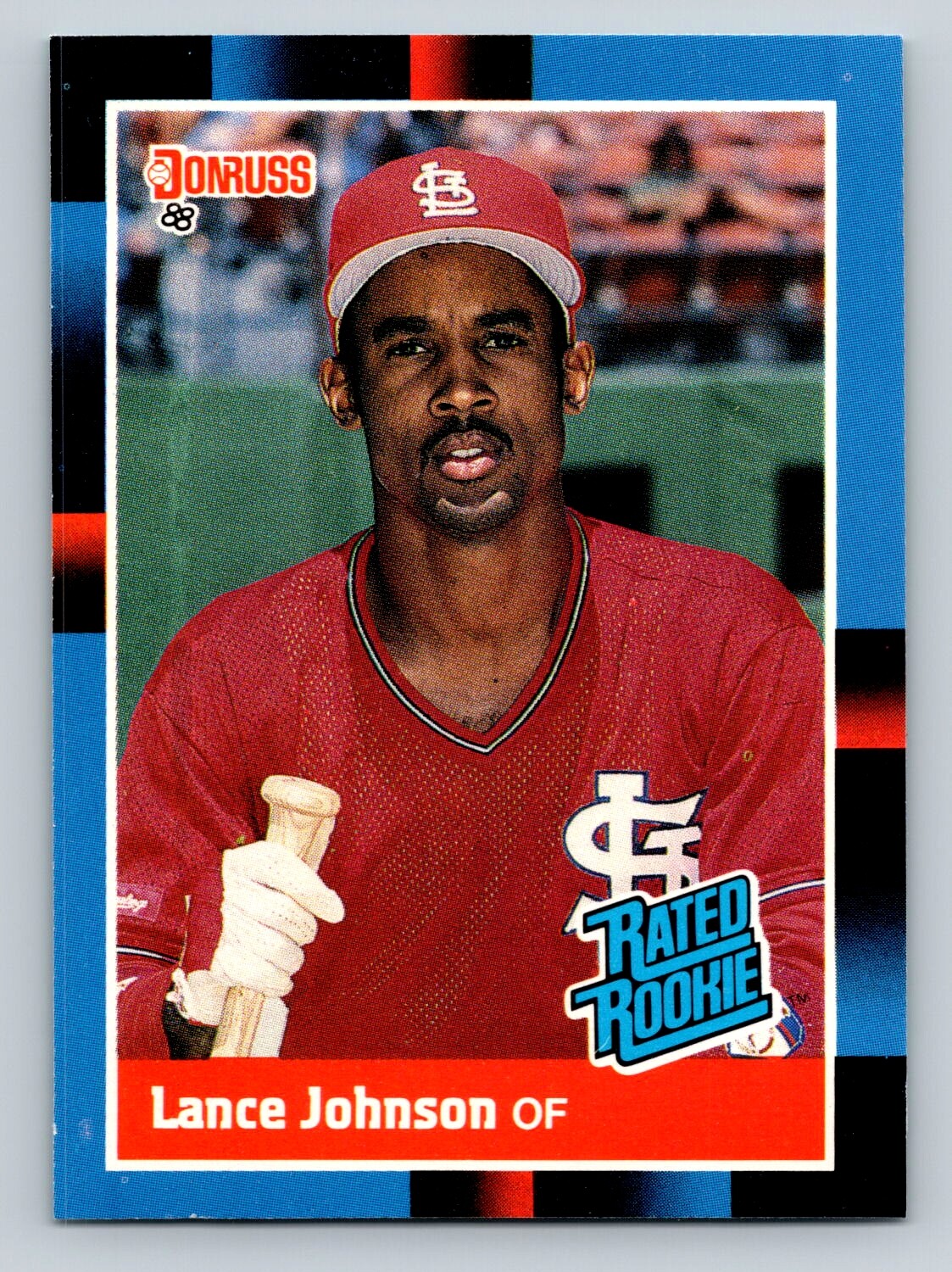 Lance Johnson 1988 Leaf #31 St. Louis Cardinals RC