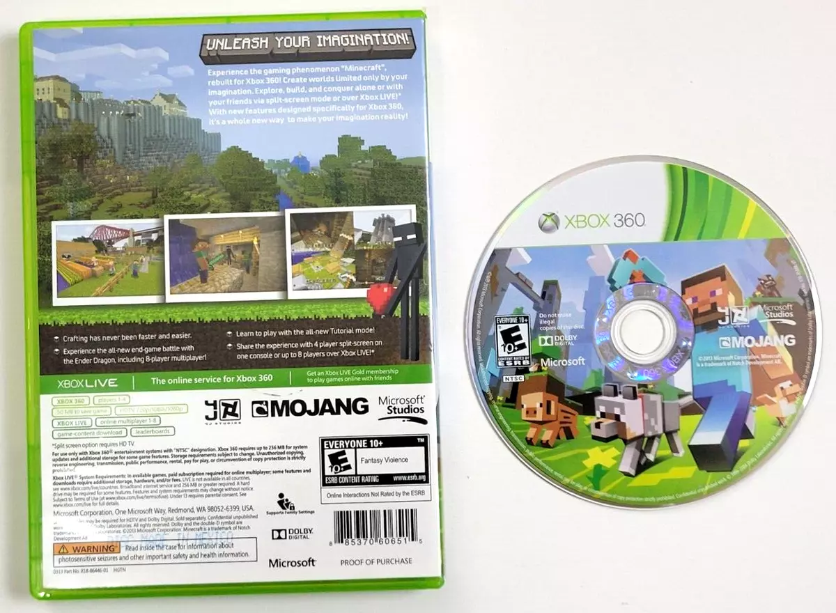 JOGO XBOX 360 - MINECRAFT 360 ED. (2)