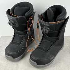 Thirtytwo 32 Shifty Boa Snowboard Boots Black Mens size 9.5 Regular Comfort Fit