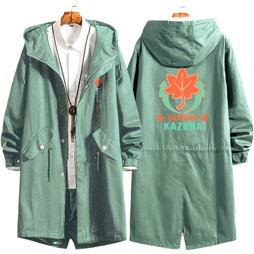 Anime Genshin Impact Cosplay Giacche Frangivento Lunghezza Media Trench Cappotti - Foto 33 di 33