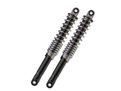 340mm Stoßdämpfer Verstärkt Schwarz Chrom für  Simson Duo Schwalbe Star KR51 SR