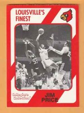 Jim Price Louisville Cardinals 1989 Card #230 Los Angeles Lakers