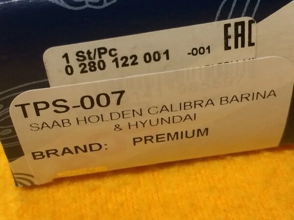 Throttle position sensor for SAAB 900 2.0L no Turbo 94-99 B204I B206I Type B TPS - Image 4 of 4