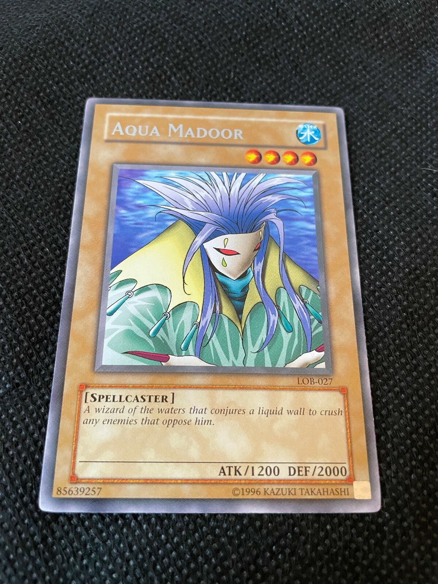 Aqua Madoor - LOB-027 - Rare - Unlimited Edition - NM - Yugioh! | eBay