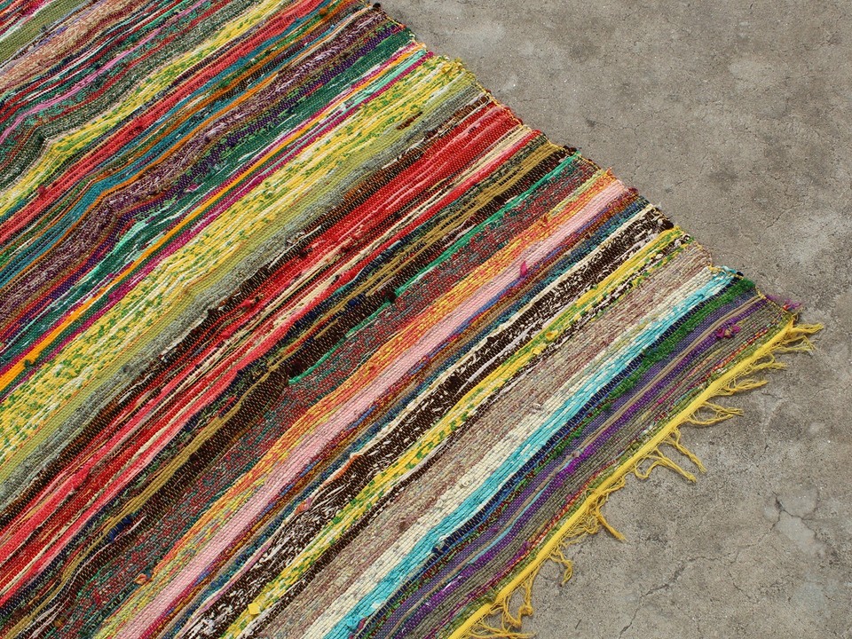 Chindi Rug Area Rag Rug Home Decor Bohemian Large Indian Carpet Floor ...