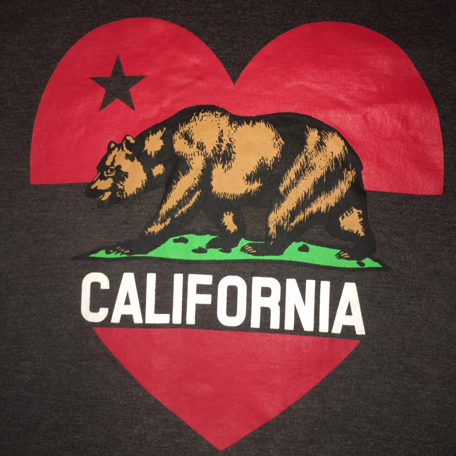 VETEMENTS Felpa con cappuccio On Fire Youth piccola grafica California Love Bear pullover Bangladesh