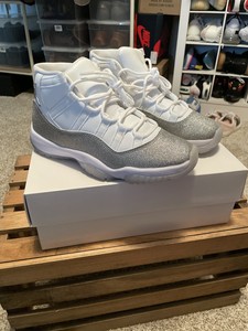 Jordan 11 Retro Blanco Plateado Metálico AR0715-100 Talla 7 | eBay