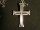 GERMAN CHAPLAIN'S NECK CROSS AND CHAIN — photo 1