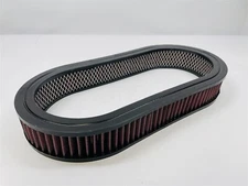 15" Oval Washable Air Cleaner Element Filter Chevy SB BB SBC BBC Chevy 350 454