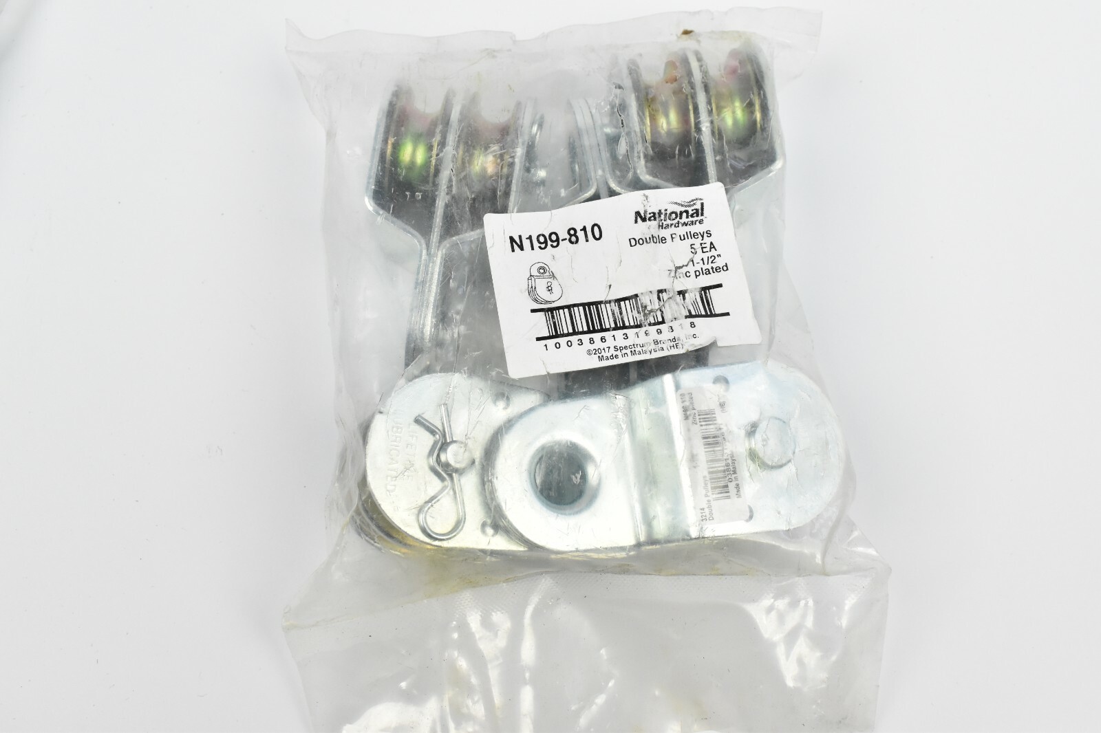 National Hardware - Puleggia In Acciaio Marrone (1 Pezzo) Per Uso Interno/Esterno
