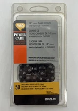 New Unopened: 14” Power Care Y50 Chainsaw blade 5/32” Low Kickback Chrome