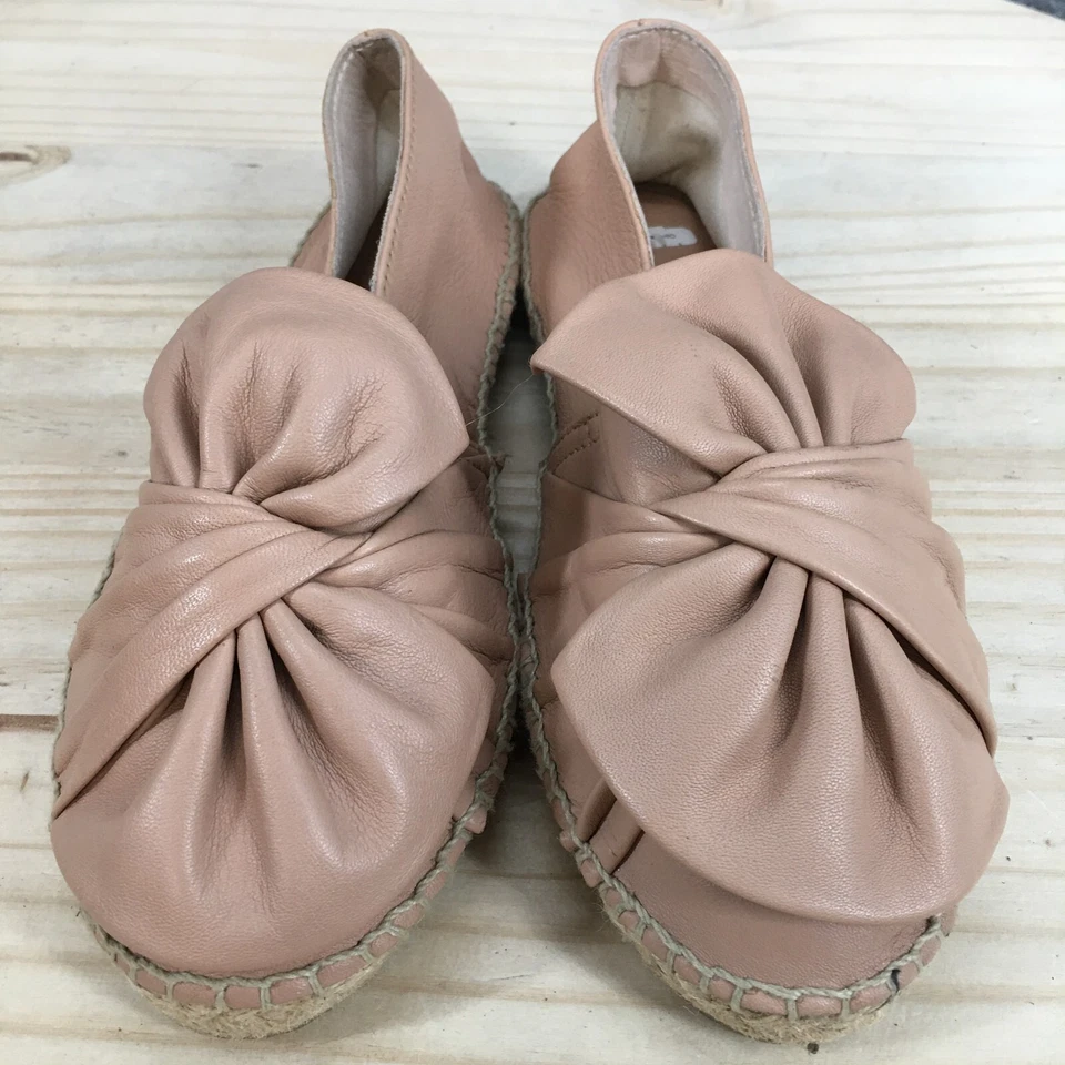Sapato Patricia Verde Feminino 36 Casual Mocassim Espadrille Couro Rosa - Imagem 4 de 4